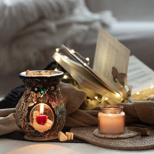 Toasted Marshmallow Candy Heart Jar