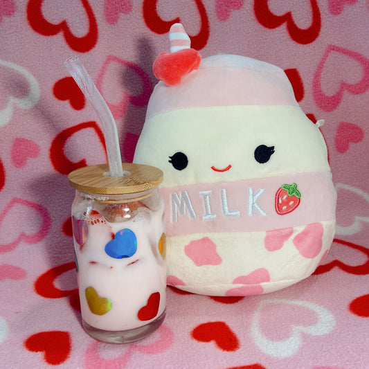 Candy Heart Glass Tumbler