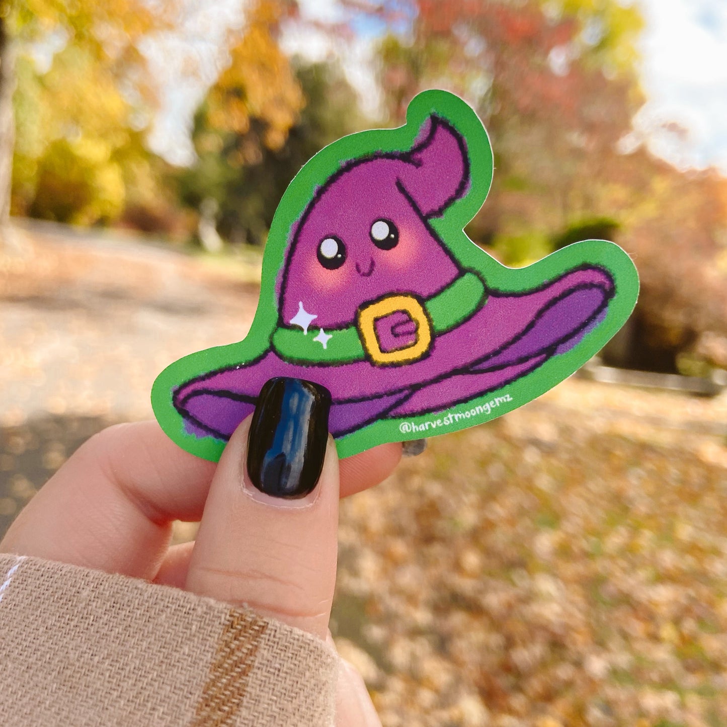 Kawaii Witch Hat Sticker