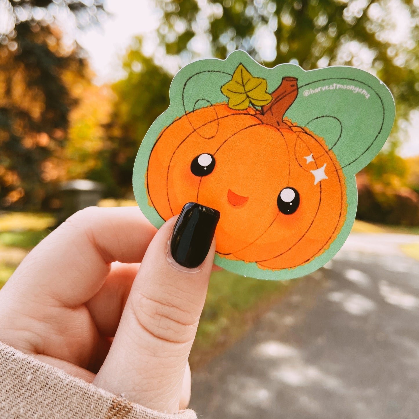 Kawaii Pumpkin Sticker