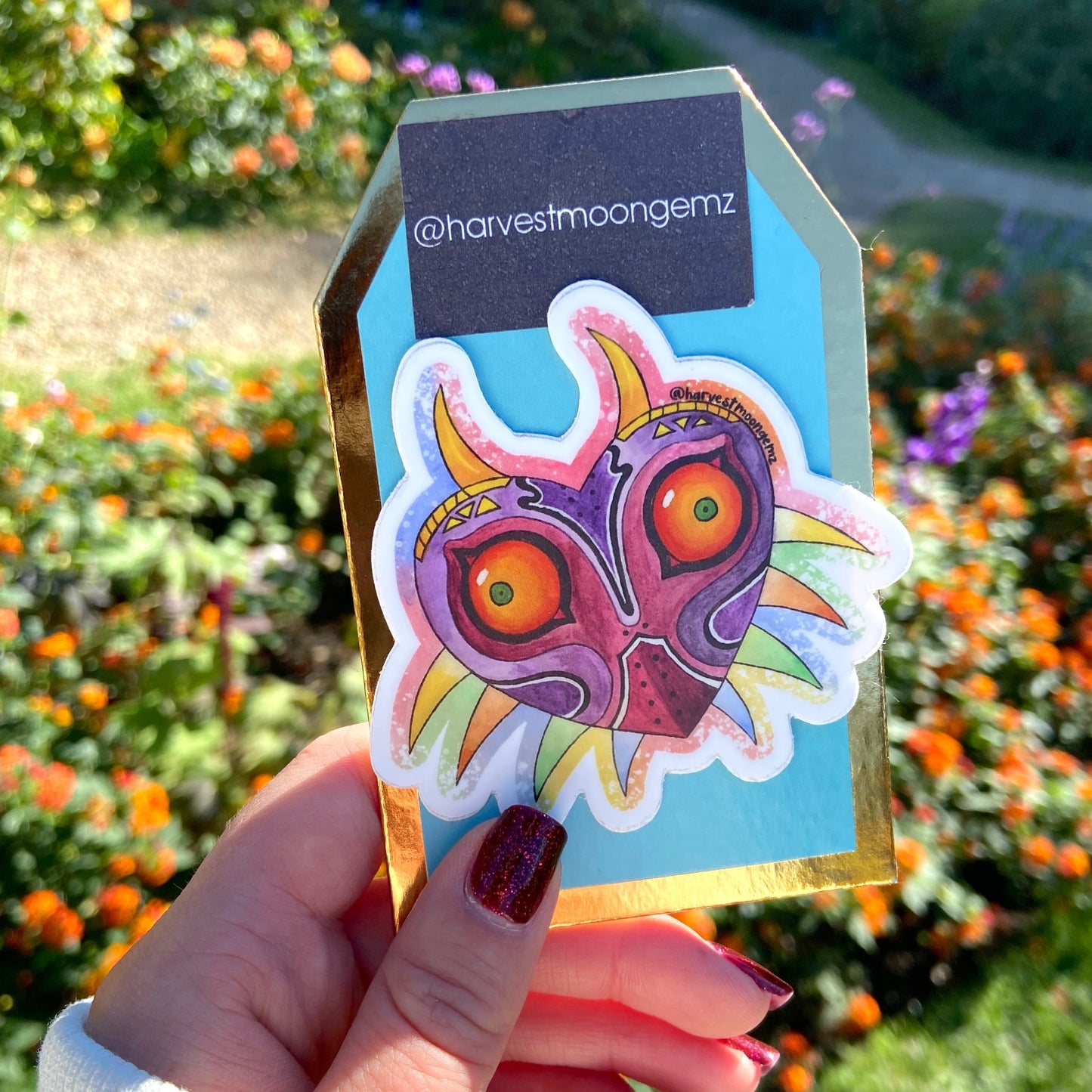 Mysterious Mask Sticker