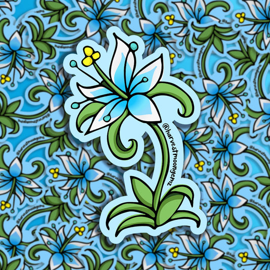 Silent Princess Flower Sticker