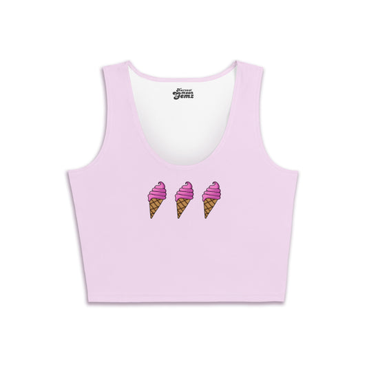 Strawberry Ice Cream Crop Tank
