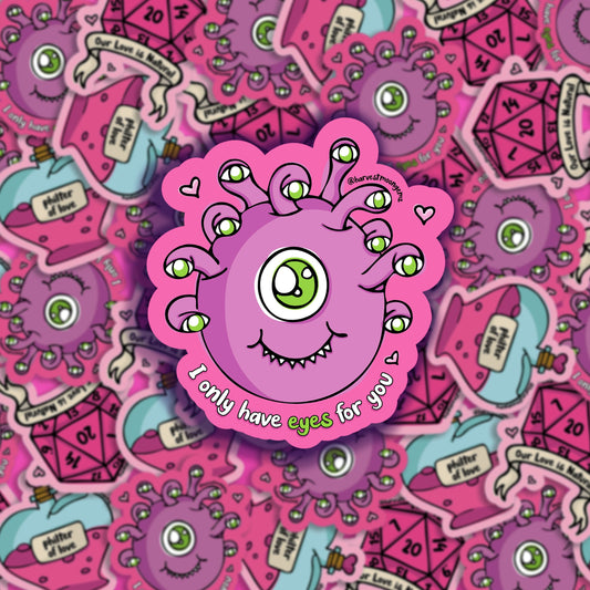 Only Have Eyes For You V-Day Sticker