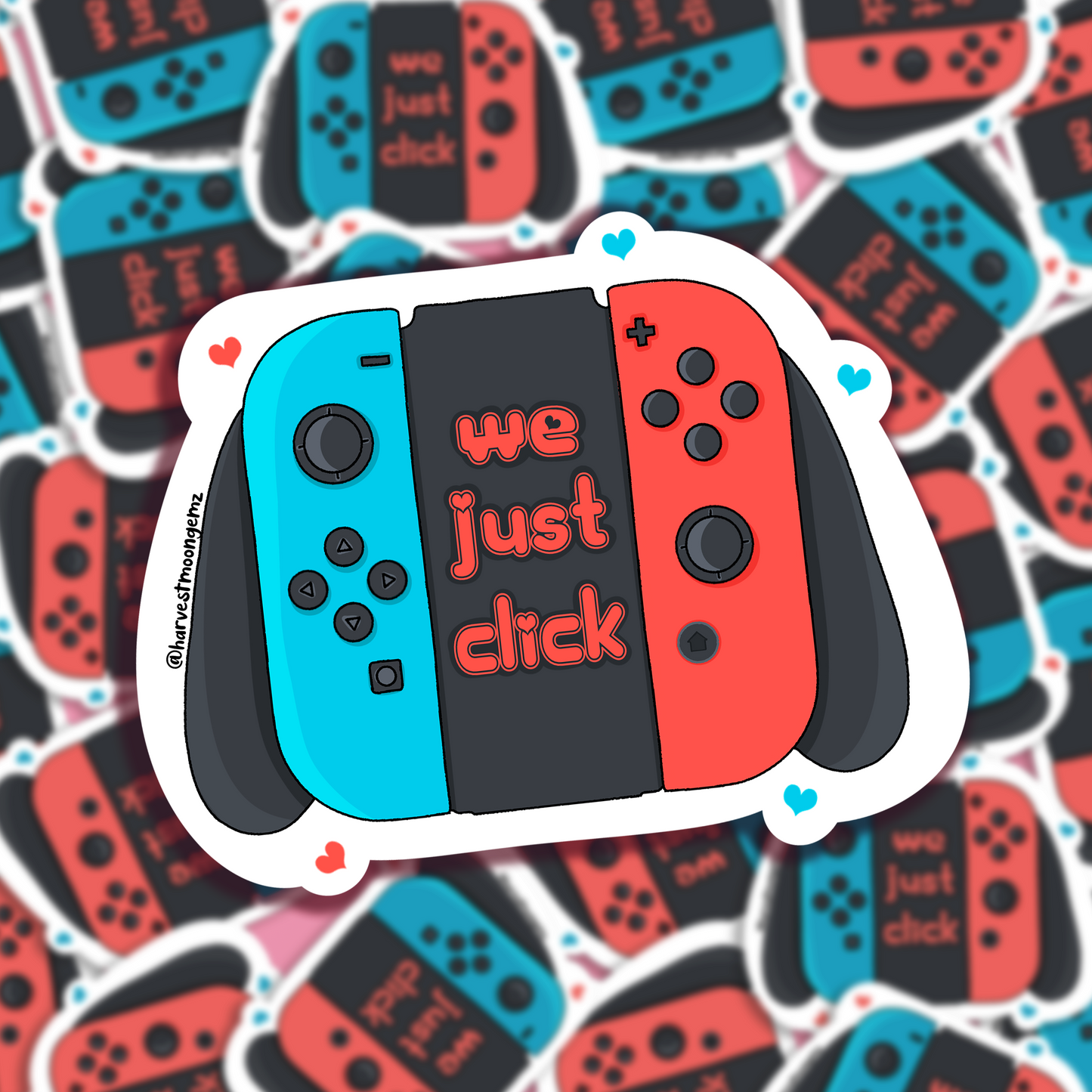 We Just Click V-Day Sticker