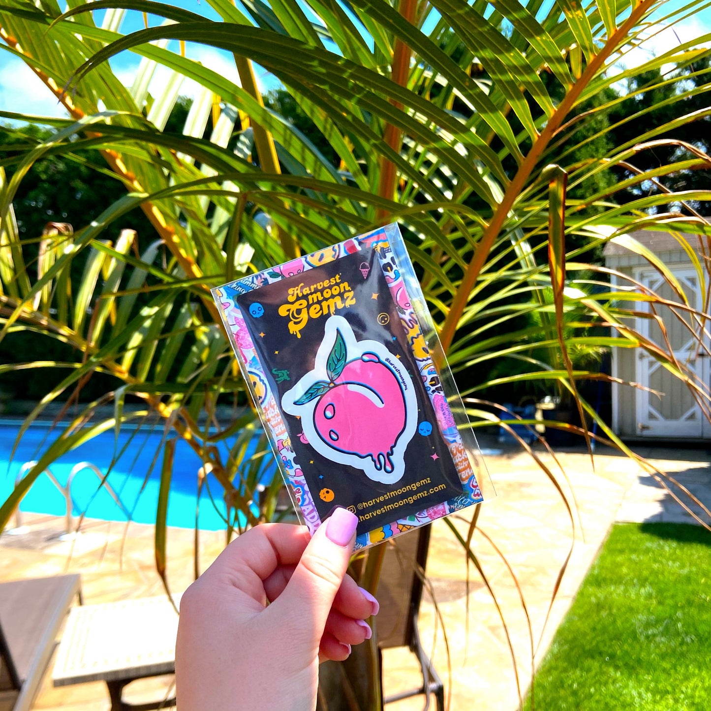 Weird Summer Peach Sticker