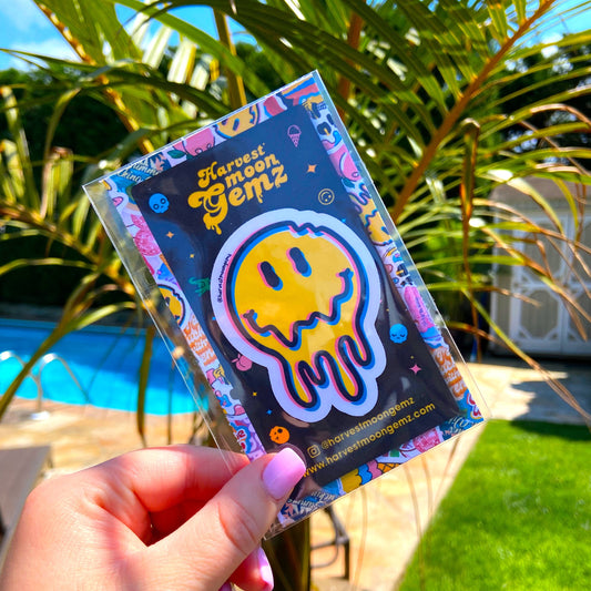 Weird Summer Smiley Sticker