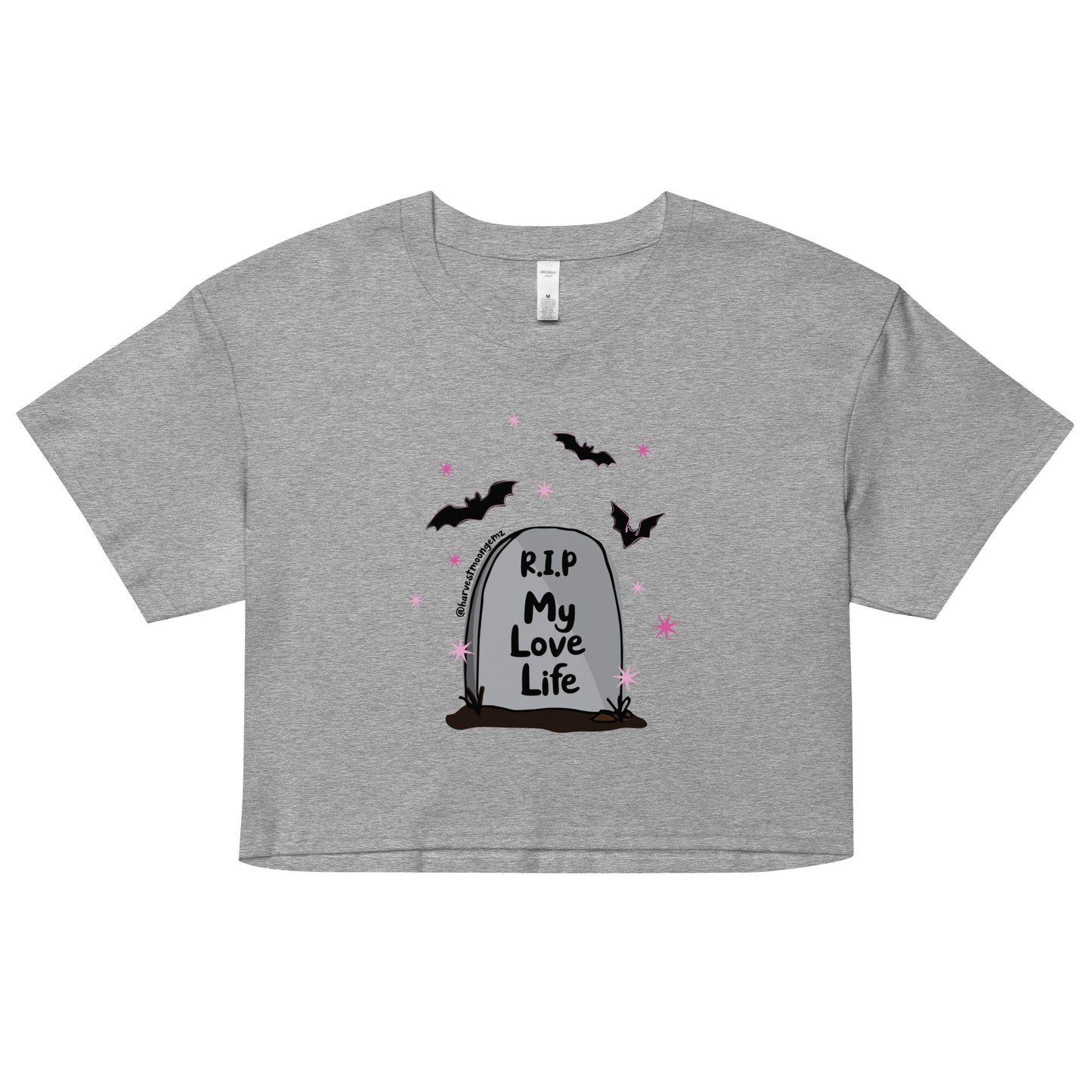 R.I.P My Love Life Crop Top