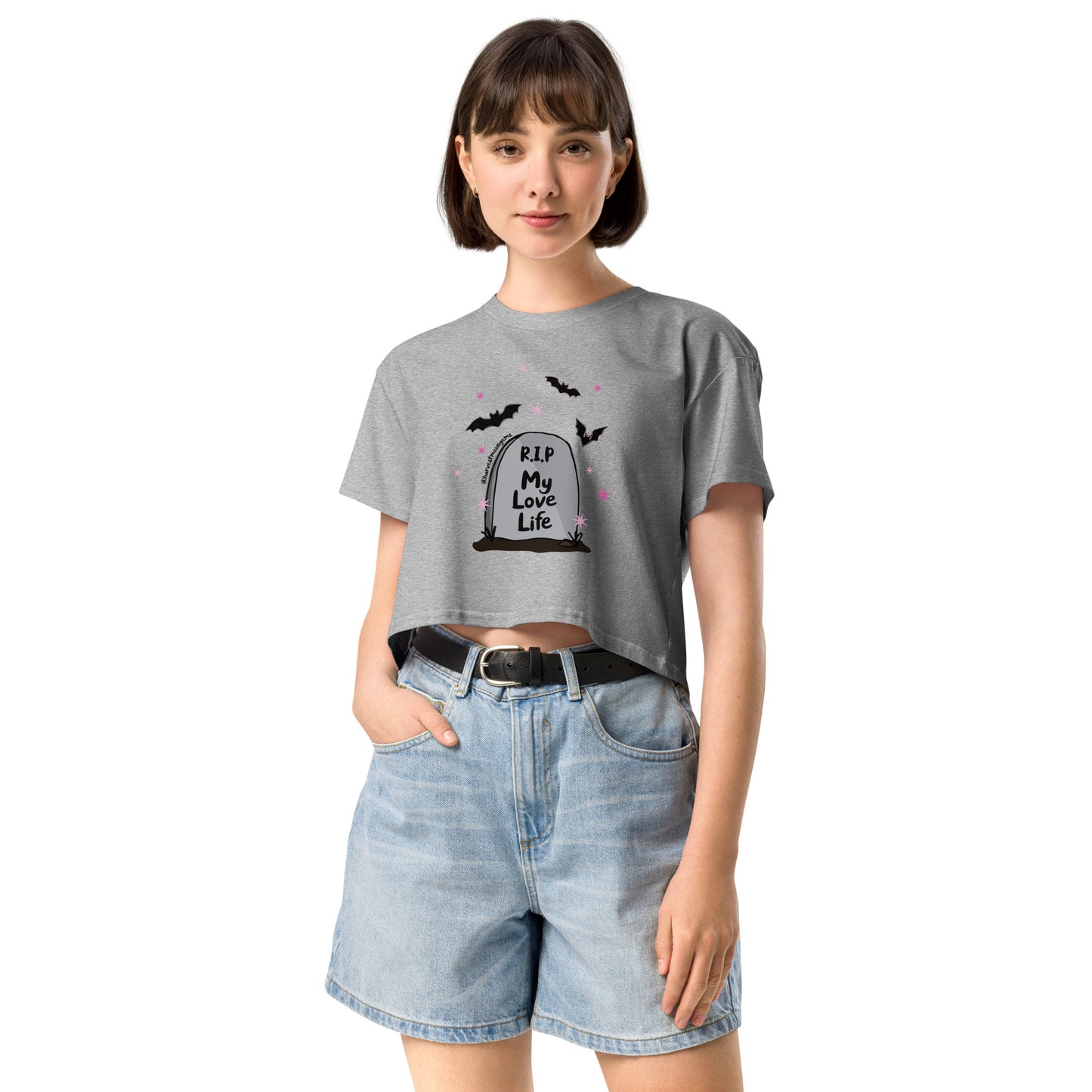 R.I.P My Love Life Crop Top