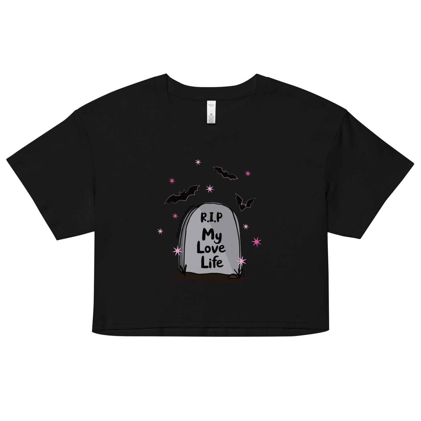R.I.P My Love Life Crop Top