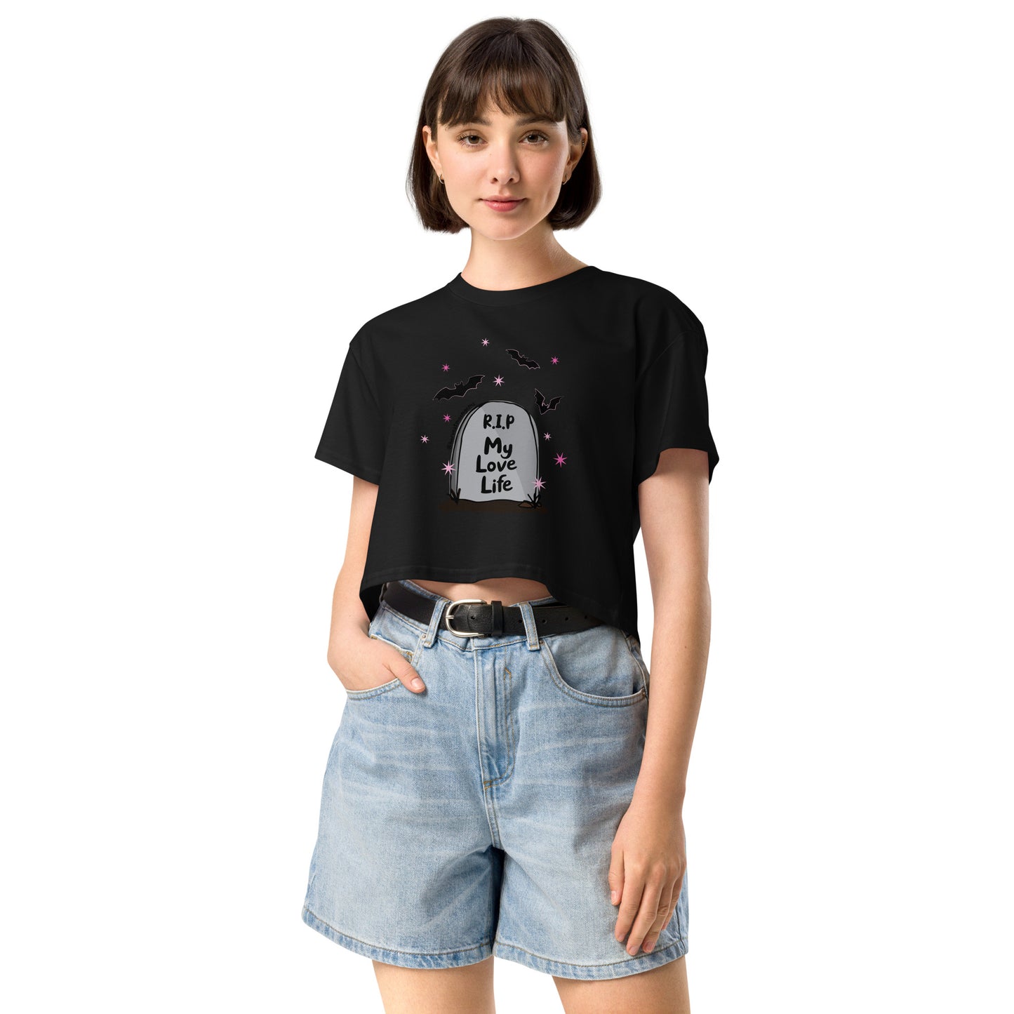 R.I.P My Love Life Crop Top