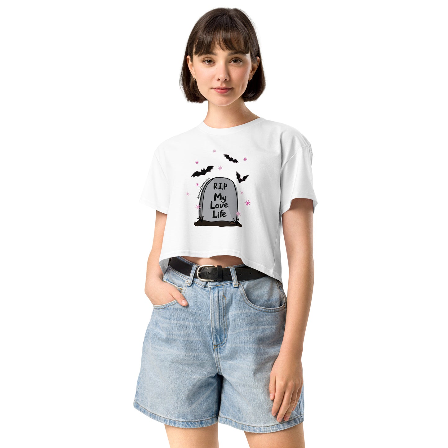 R.I.P My Love Life Crop Top