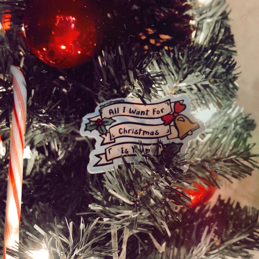 All I Want For Christmas Is You Sticker Harvest Moon Gemz