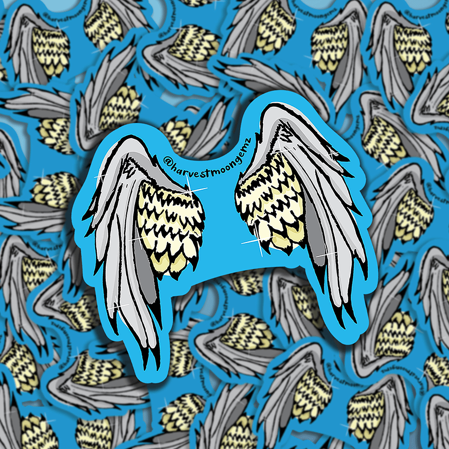Angel Wings Sticker Harvest Moon Gemz