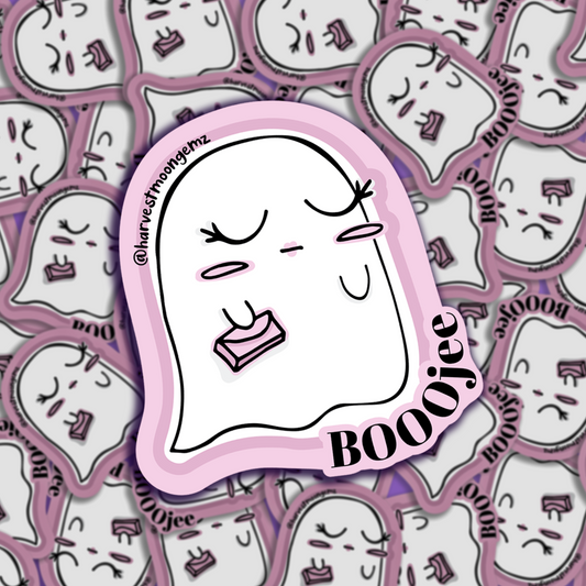 BOOOjee Ghost Sticker Harvest Moon Gemz