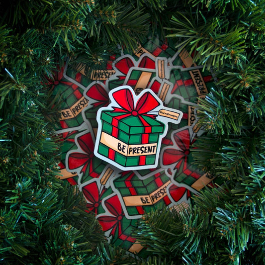 Be Present Sticker Harvest Moon Gemz