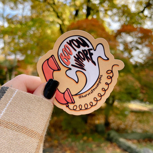 BOO You Whore Sticker Harvest Moon Gemz