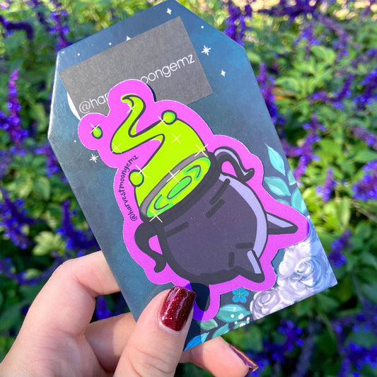 Witch's Cauldron Sticker Harvest Moon Gemz