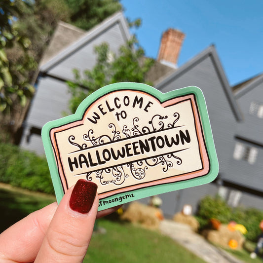 Halloween Town Sticker Harvest Moon Gemz