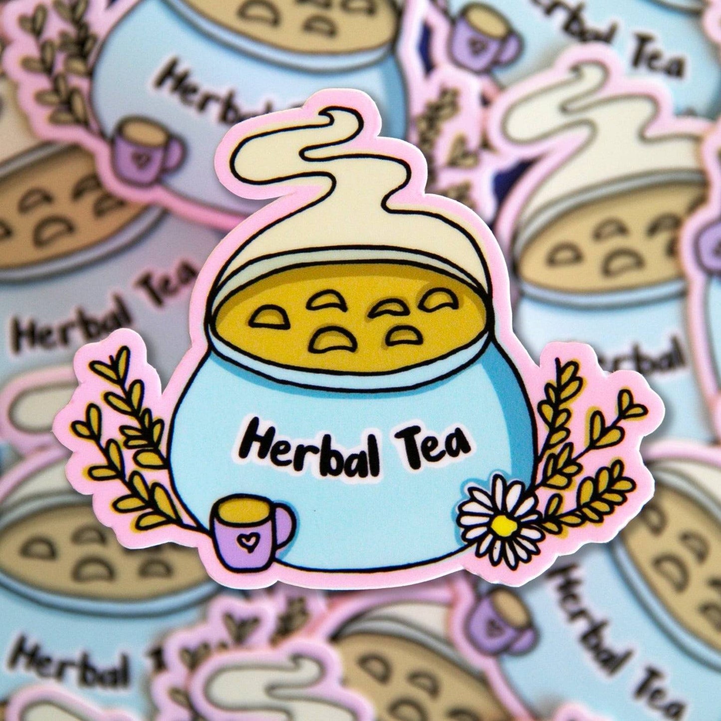 Herbal Tea Sticker Harvest Moon Gemz