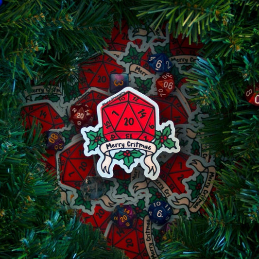 Merry Critmas Sticker Harvest Moon Gemz