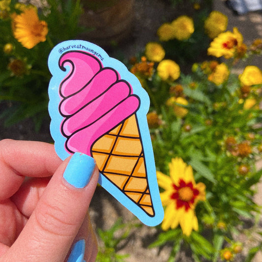 Strawberry Ice Cream Sticker Harvest Moon Gemz