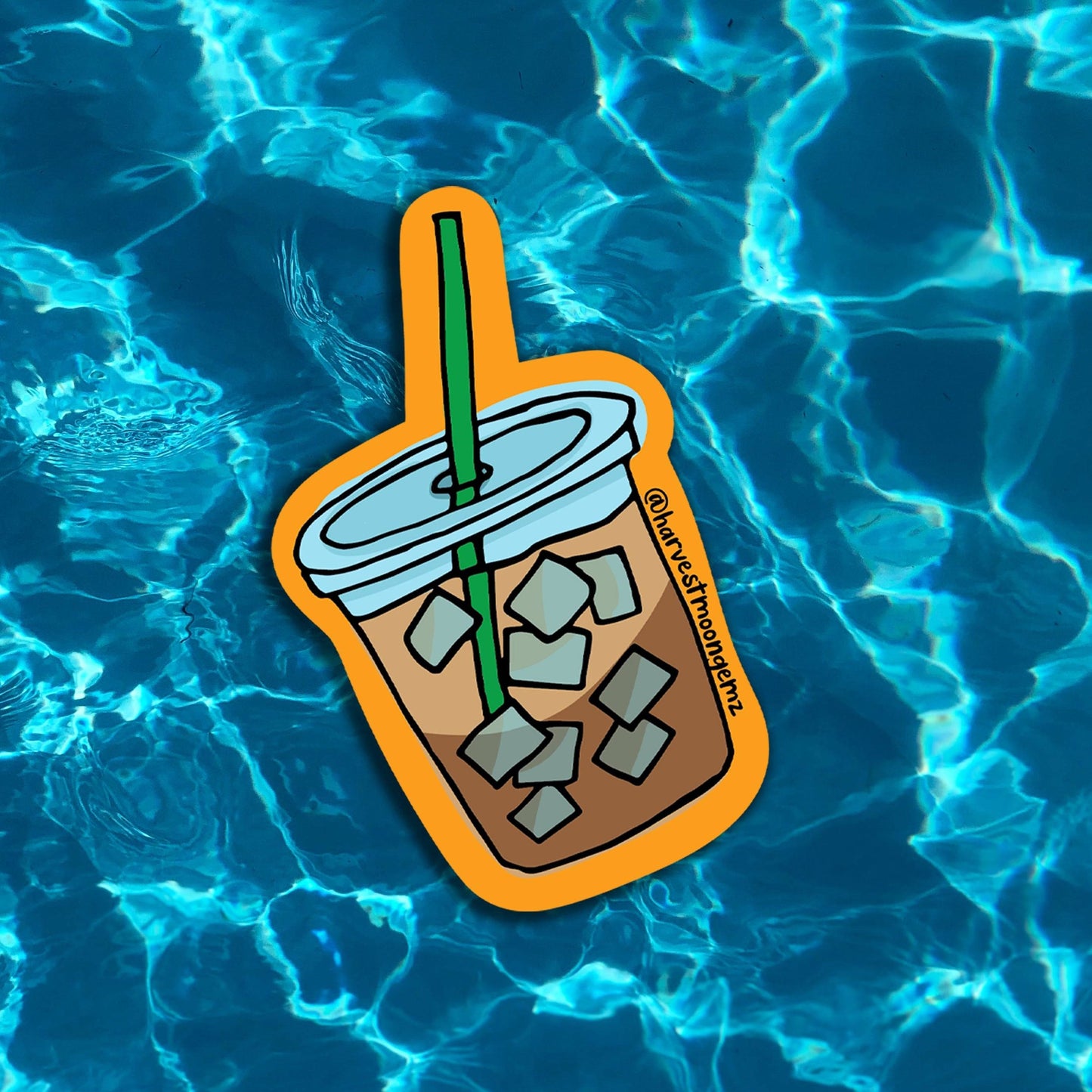 Iced Coffee Sticker Harvest Moon Gemz