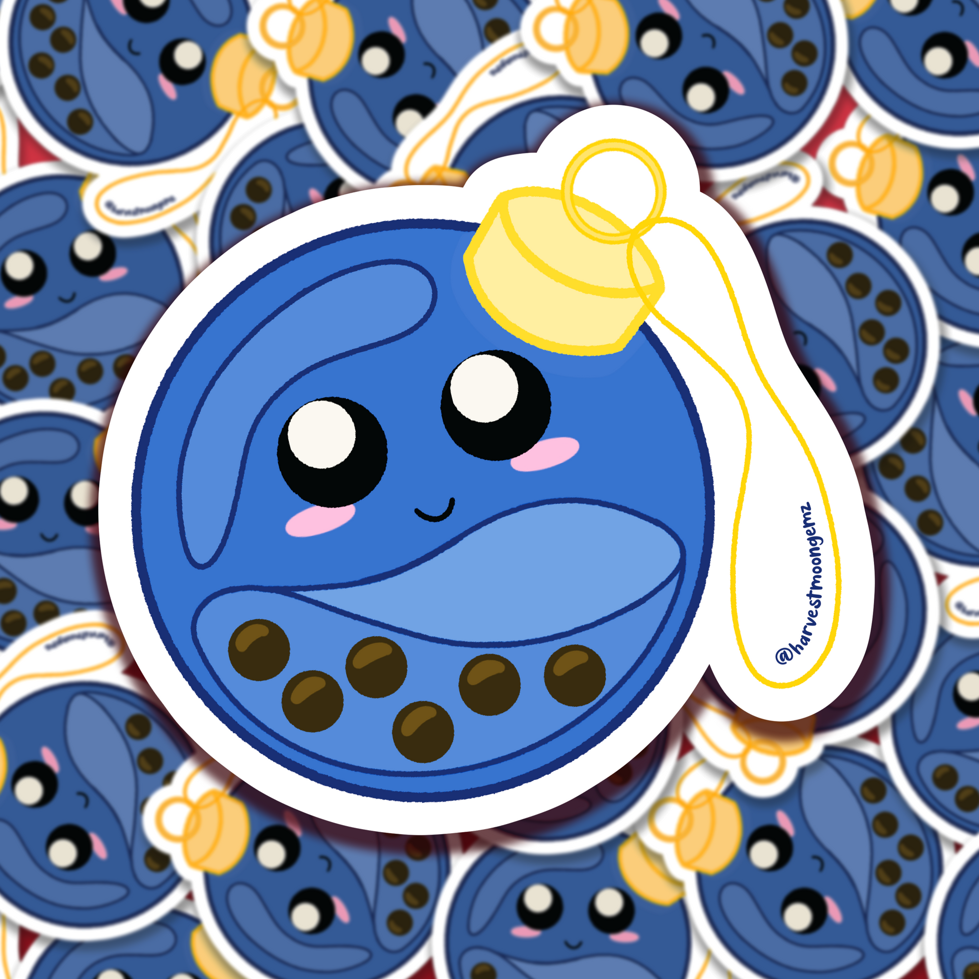 North Pole Tea Co. Sticker Harvest Moon Gemz