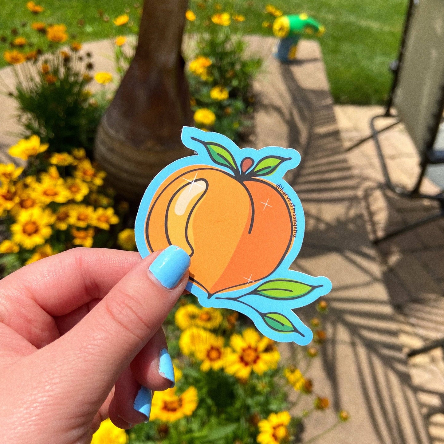 Peach Sticker Harvest Moon Gemz