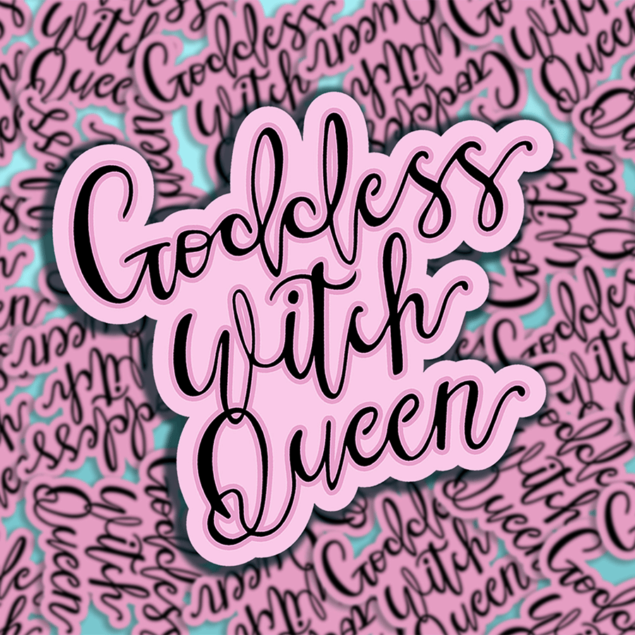 Goddess, Witch, Queen Sticker Harvest Moon Gemz