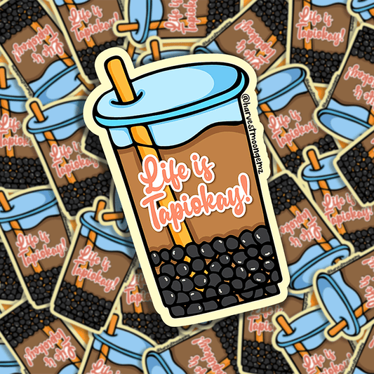 Boba Tea Sticker Harvest Moon Gemz