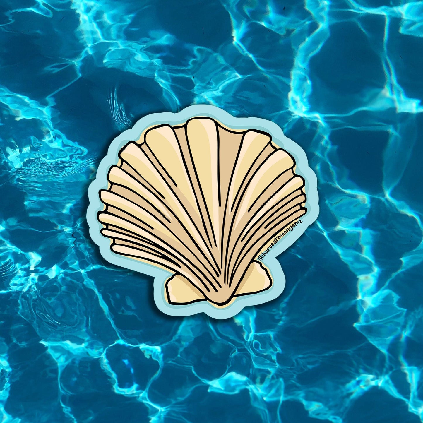 Shell Sticker Harvest Moon Gemz