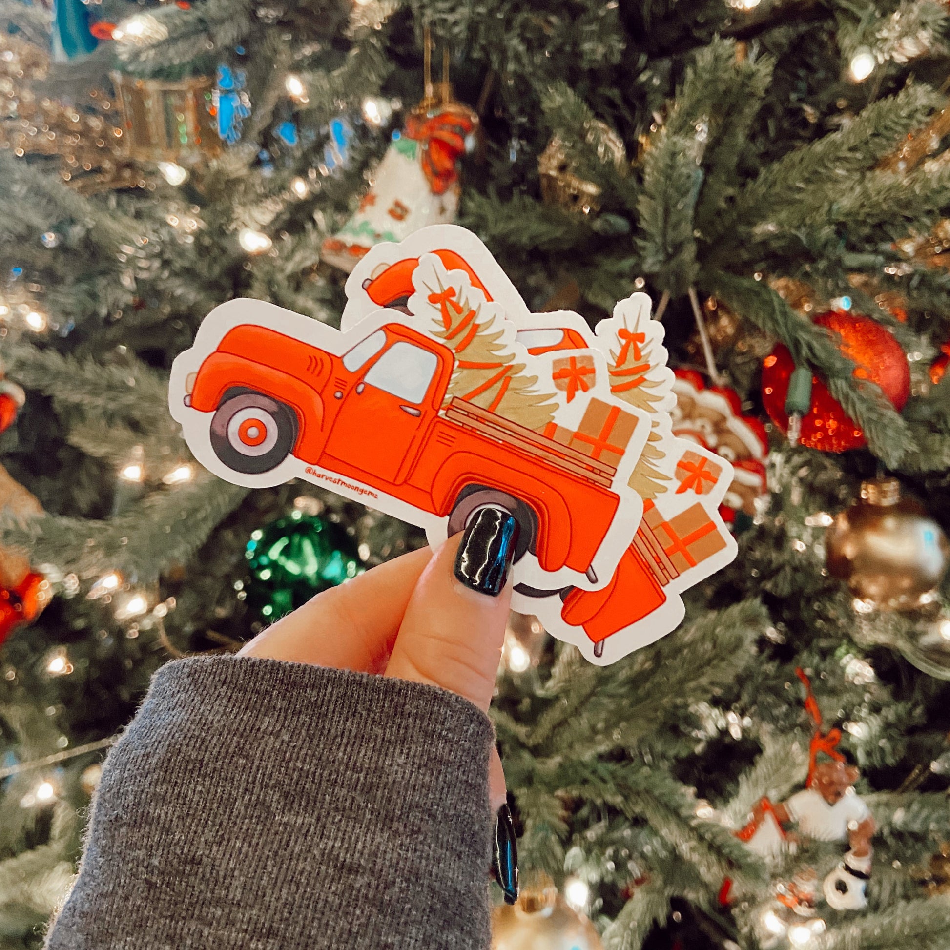 Vintage Christmas Truck Harvest Moon Gemz