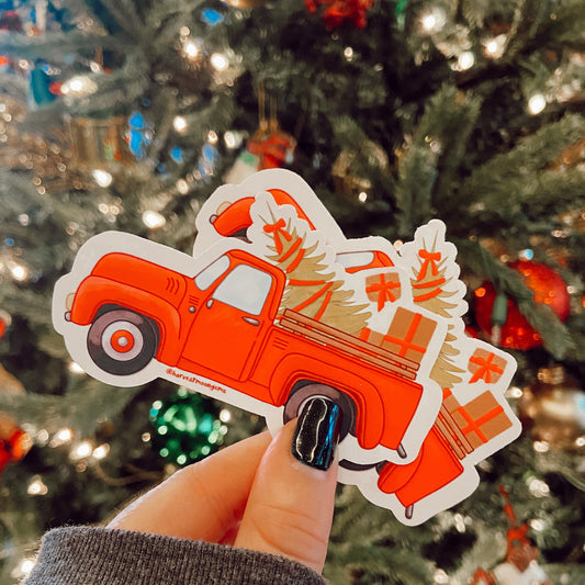 Vintage Christmas Truck Harvest Moon Gemz