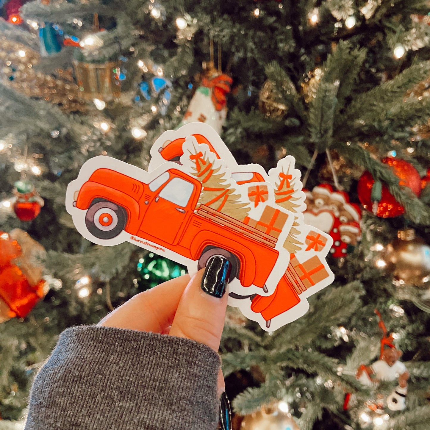 Vintage Christmas Truck Harvest Moon Gemz