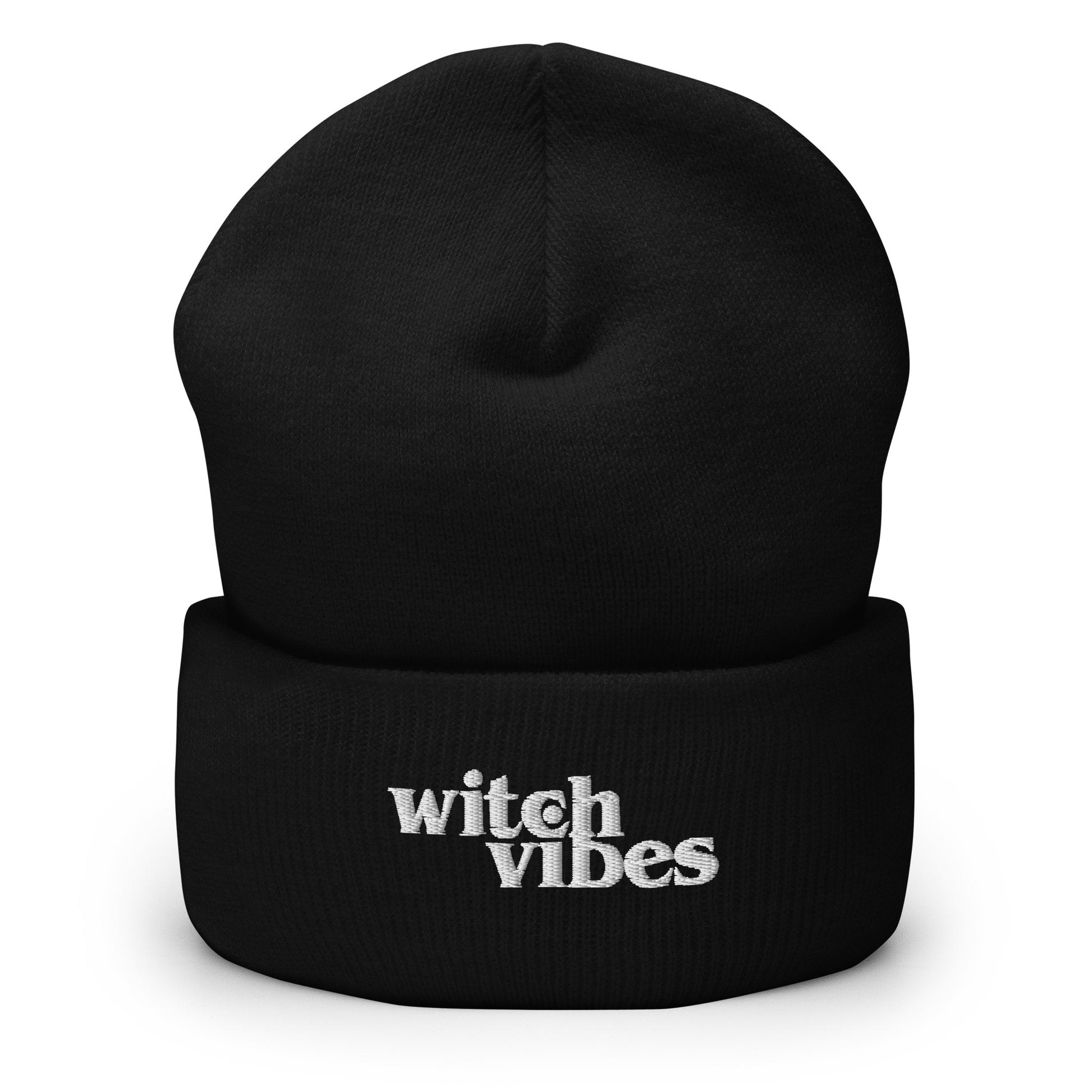 Witch Vibes Cuffed Beanie Harvest Moon Gemz