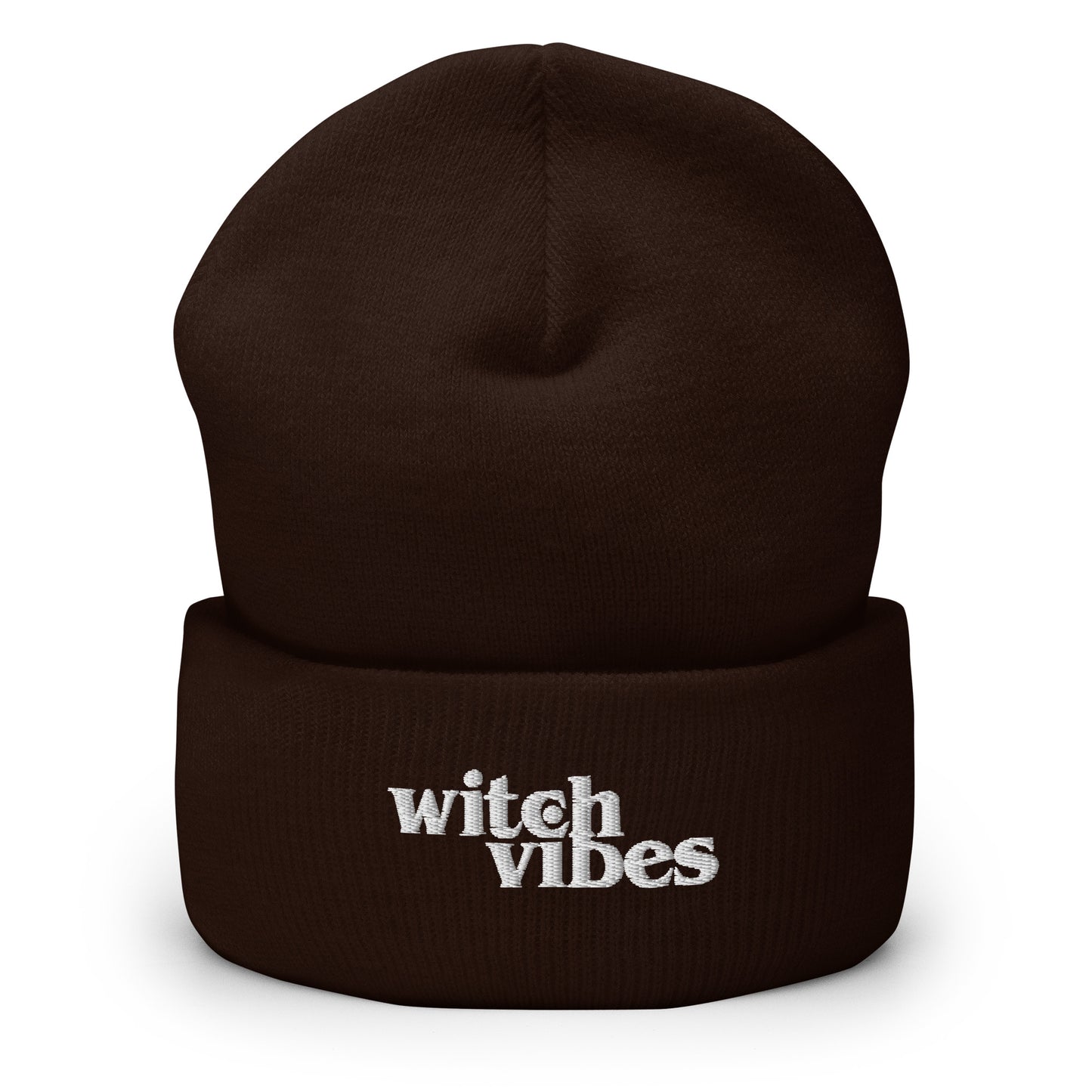 Witch Vibes Cuffed Beanie Harvest Moon Gemz