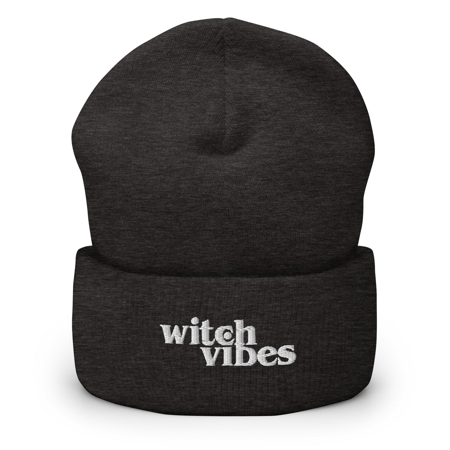 Witch Vibes Cuffed Beanie Harvest Moon Gemz