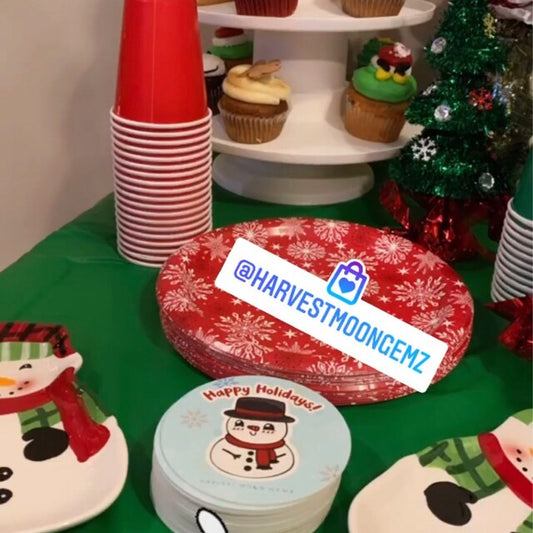 Snowman Coasters Harvest Moon Gemz