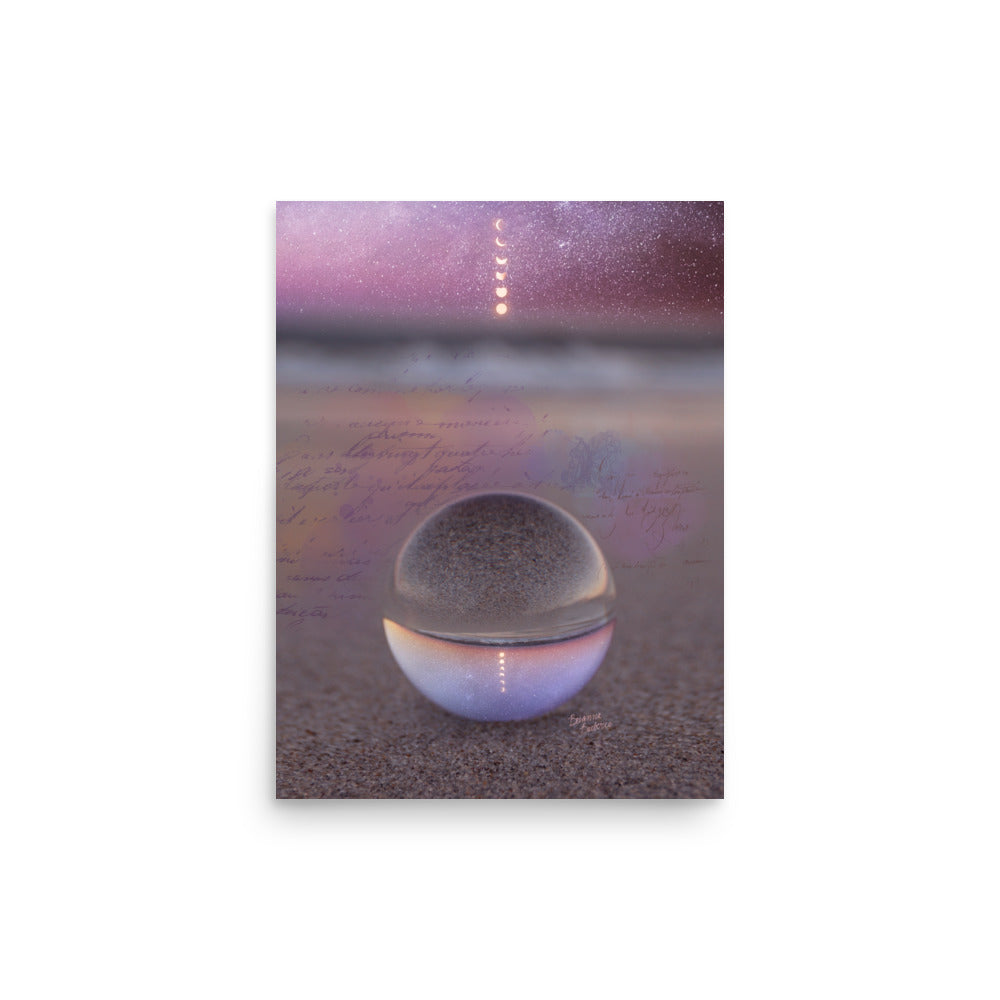 Crystal Ball Poster Harvest Moon Gemz