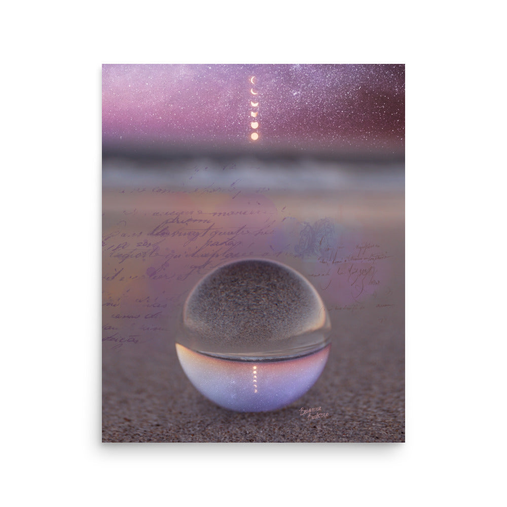 Crystal Ball Poster Harvest Moon Gemz