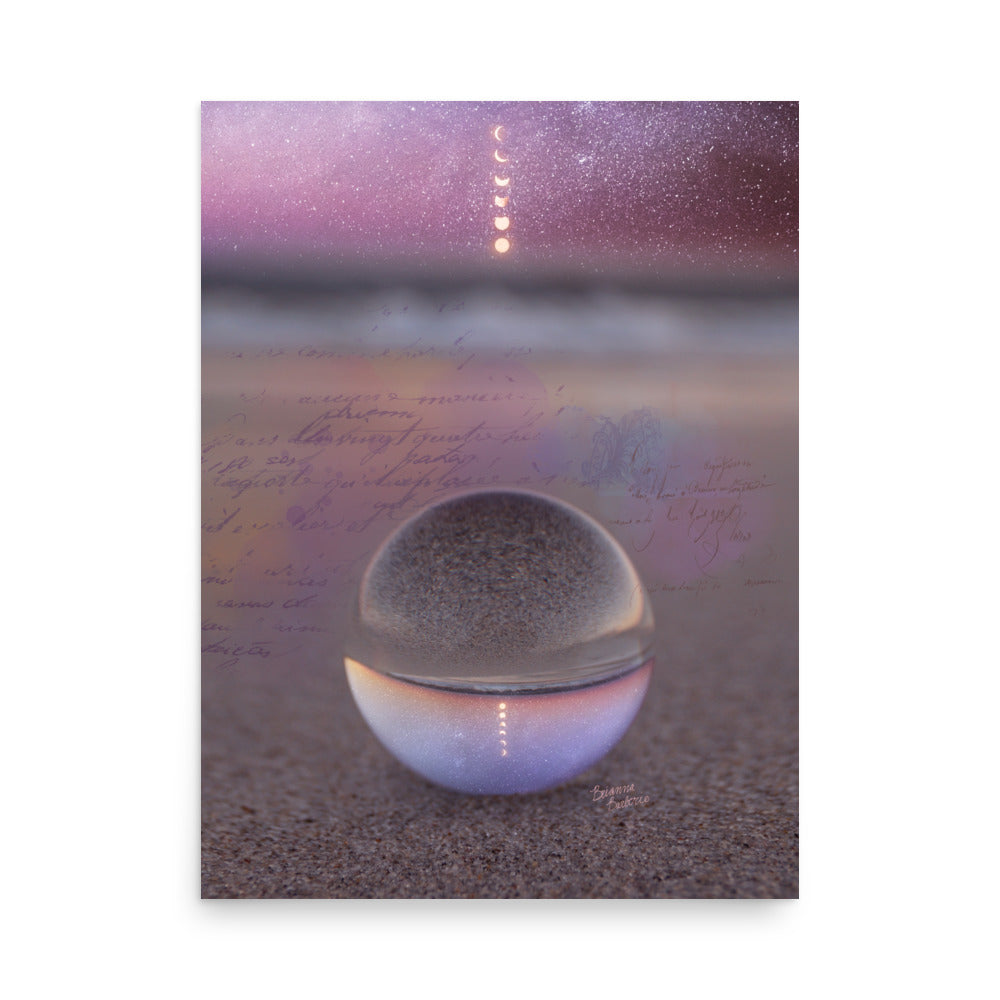 Crystal Ball Poster Harvest Moon Gemz