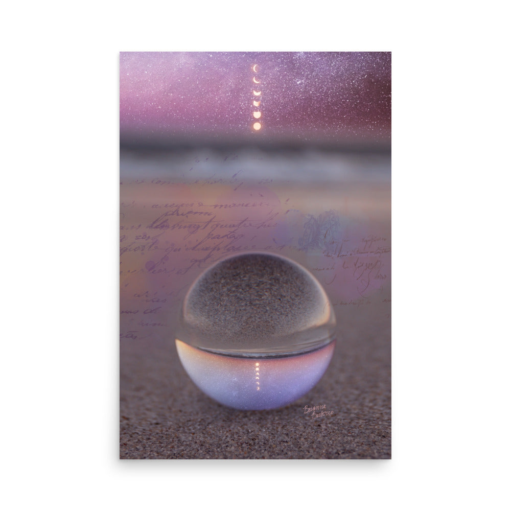 Crystal Ball Poster Harvest Moon Gemz