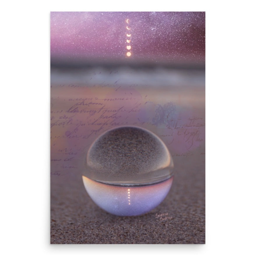 Crystal Ball Poster Harvest Moon Gemz