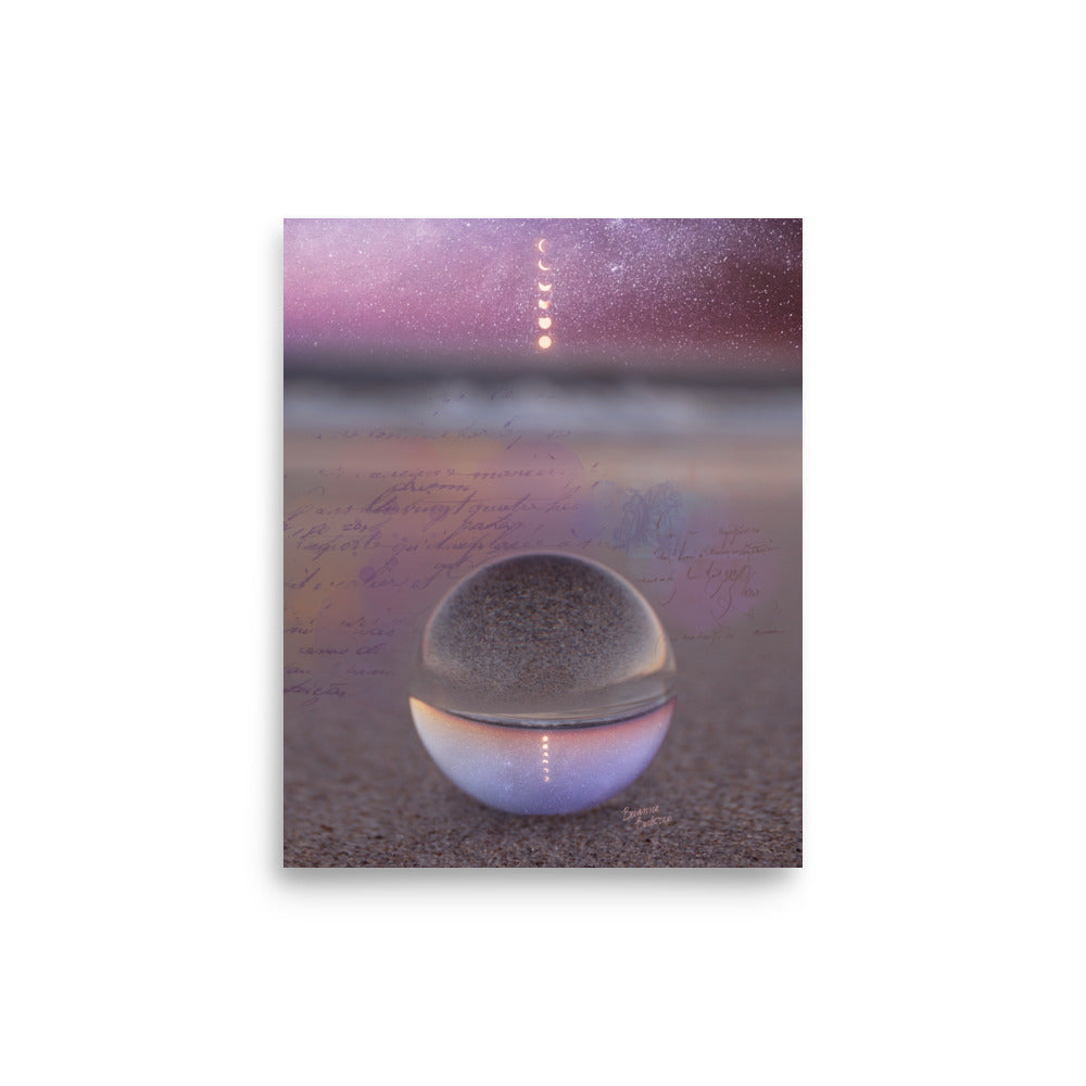 Crystal Ball Poster Harvest Moon Gemz