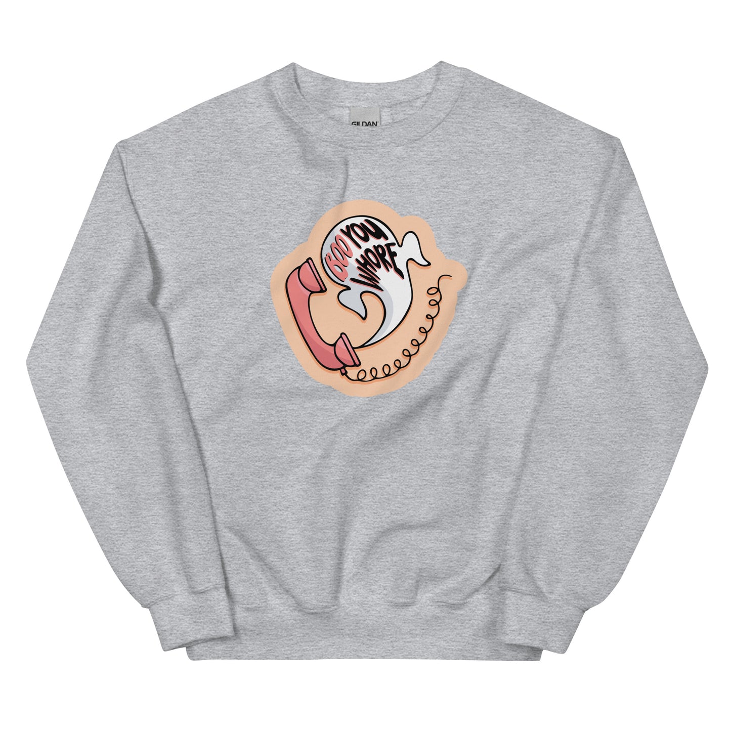 Boo You Whore Crewneck Harvest Moon Gemz