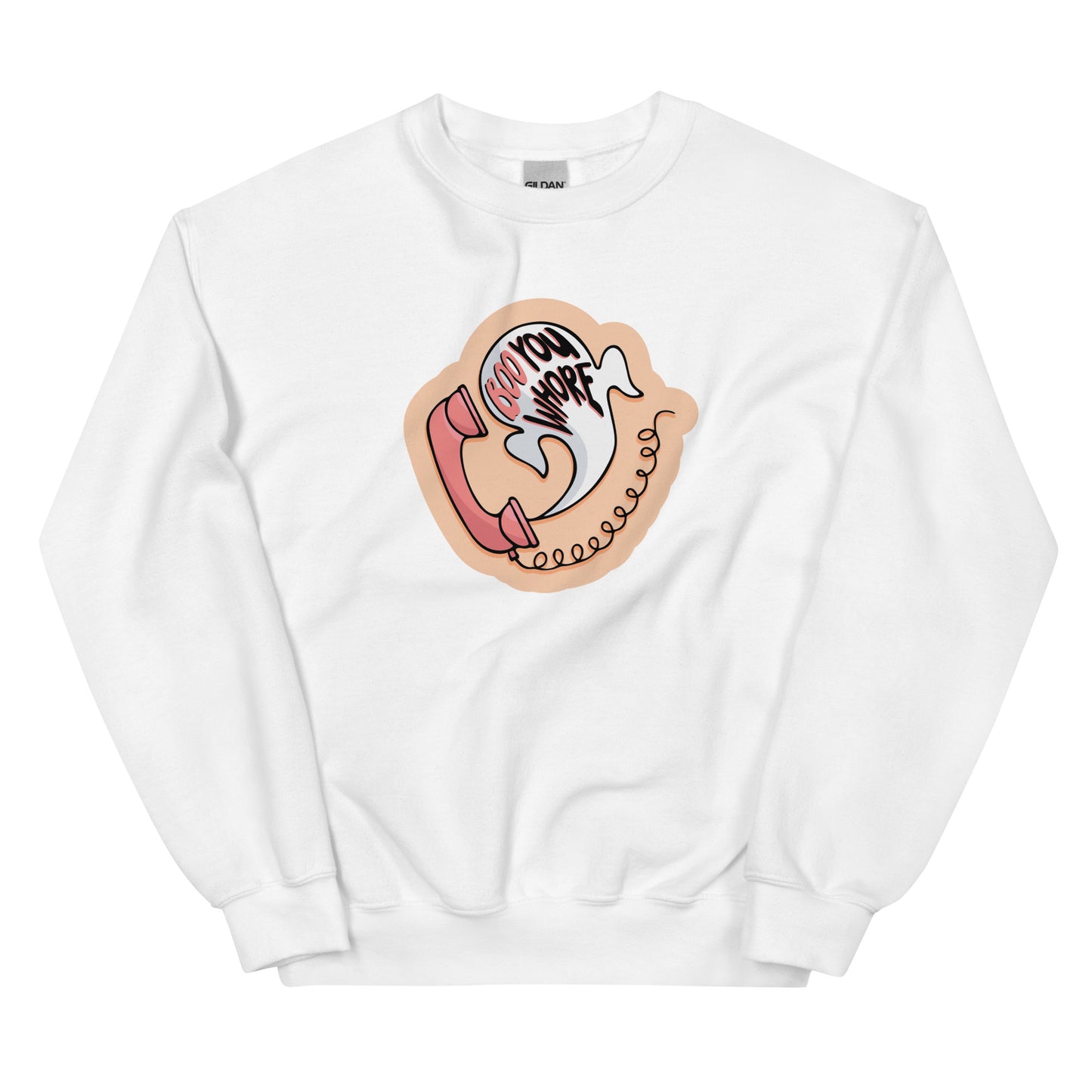 Boo You Whore Crewneck Harvest Moon Gemz