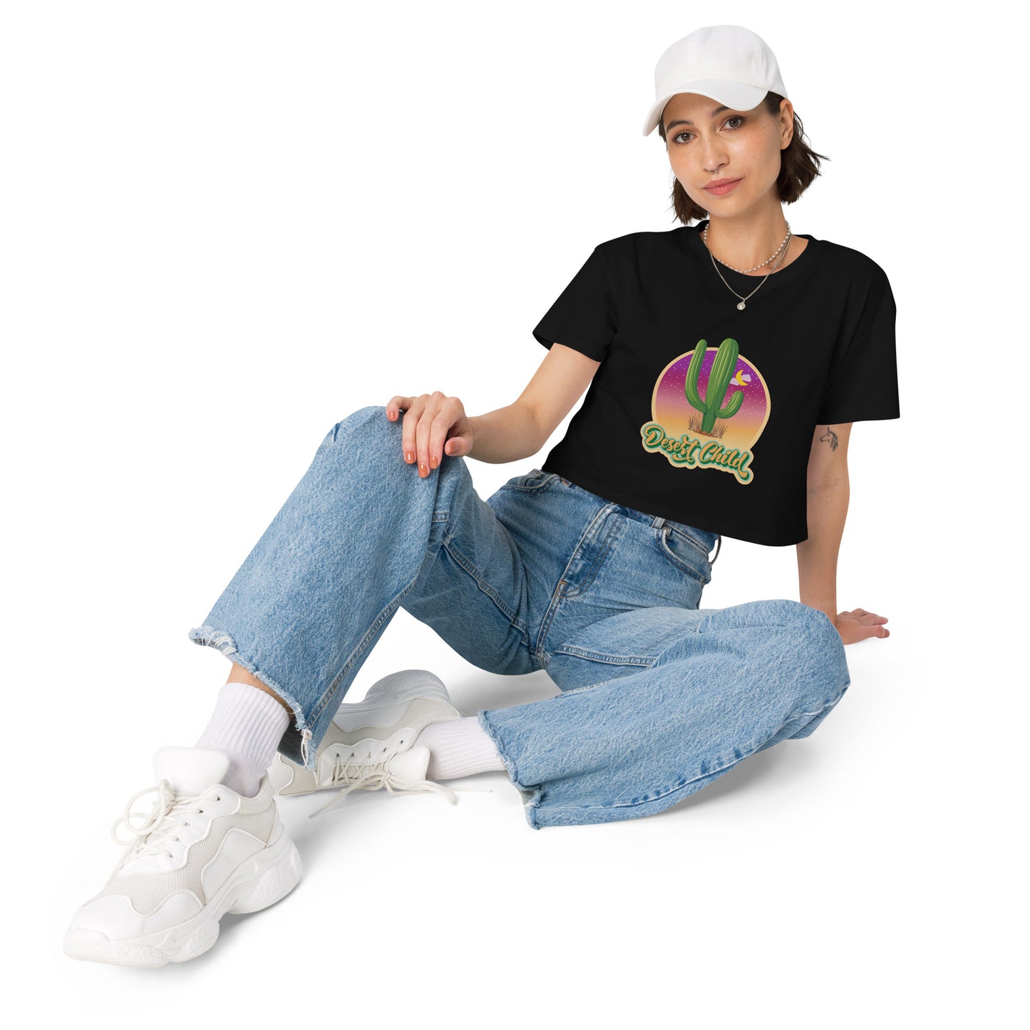 Women’s crop top Harvest Moon Gemz