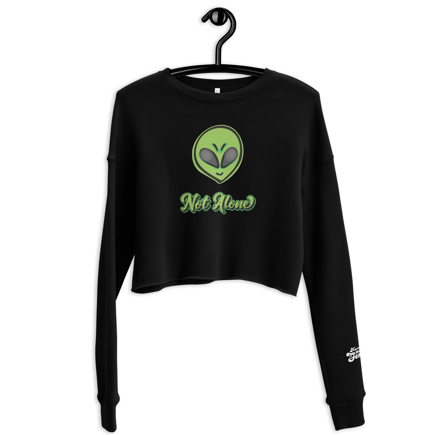 Alien Head Crop Sweatshirt Harvest Moon Gemz