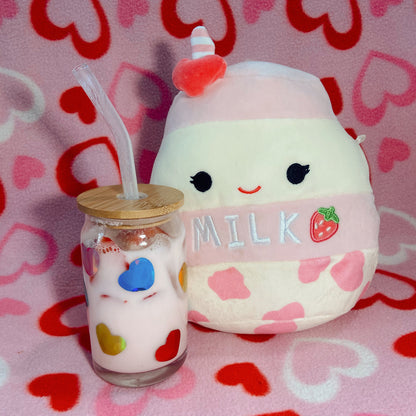 Candy Heart Glass Tumbler